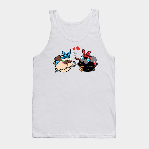 Poopy & Doopy - Pug Life Tank Top by Poopy_And_Doopy